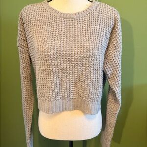 Elegant Beige Knit Sweater